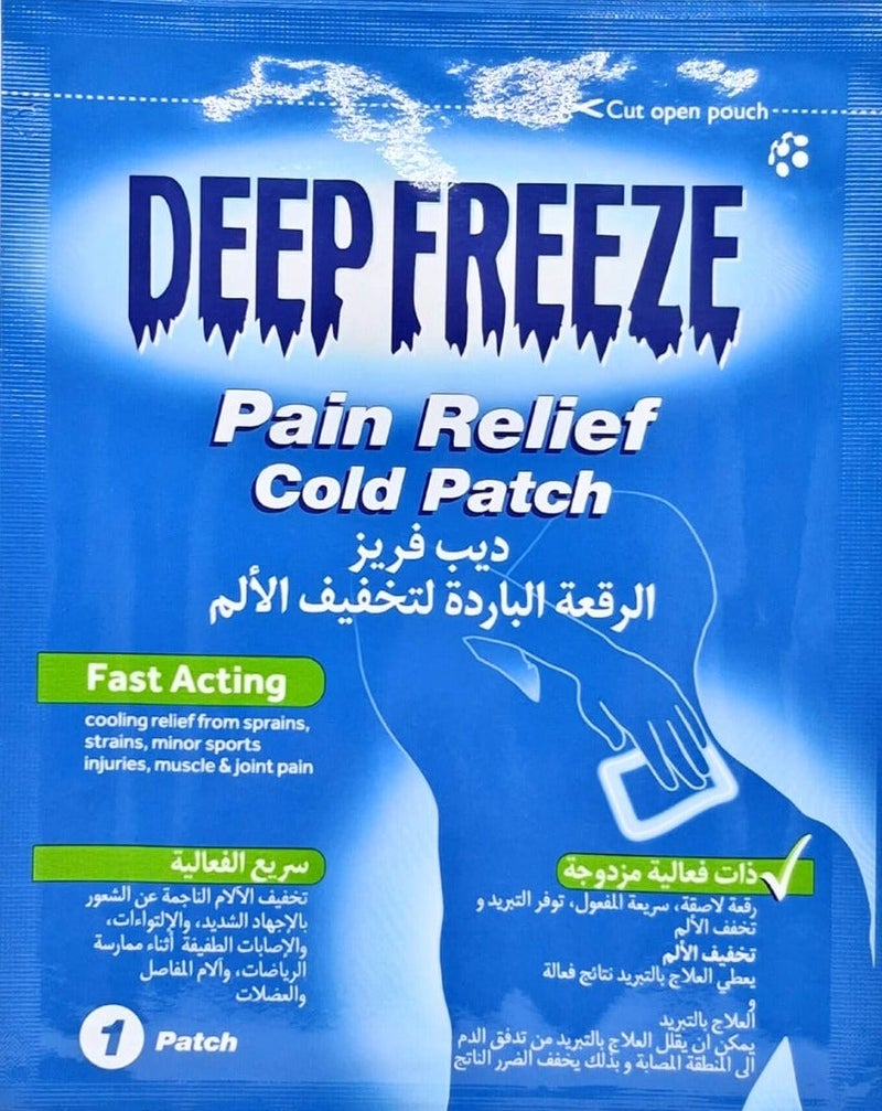 Mentholatum Deep Freeze Pain Relief Patch 1s – Muscle, Back & Joint Pain - Image 1